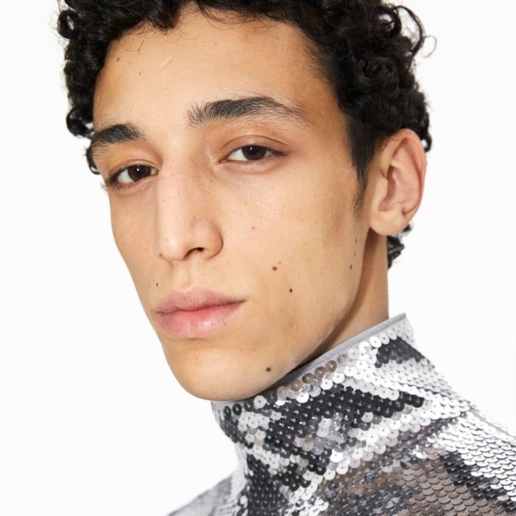 H&M Rabanne Sequined Shirt - Picture 5 of 7